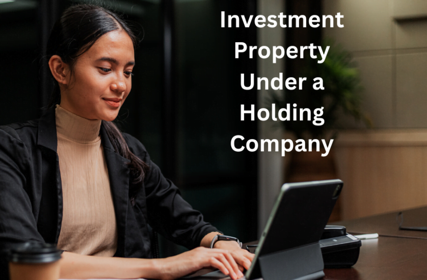 Investment property under a holding company